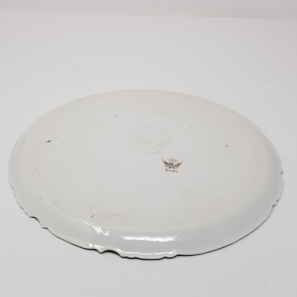 Porcelain? 8Inch Plate Signed Dog Sketch Portrait - Picture 7 of 16